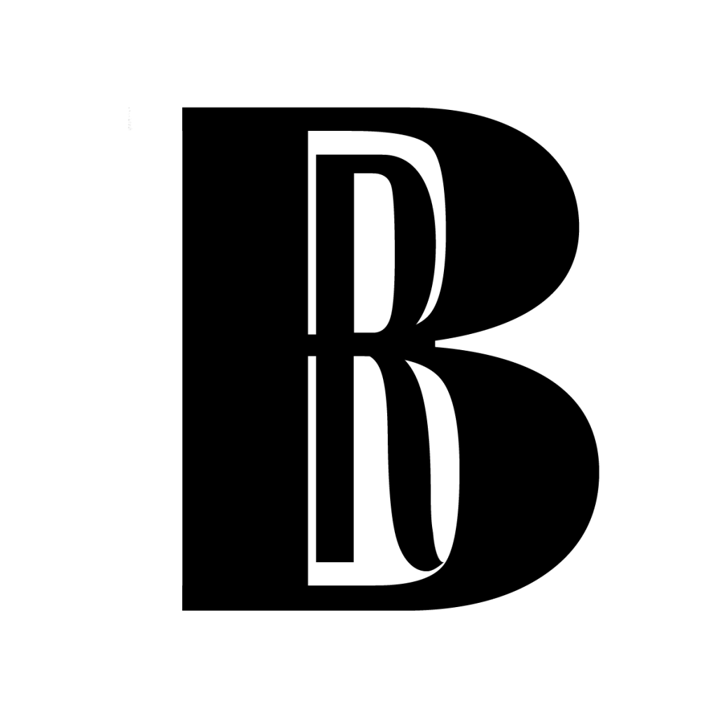 Bruce Rommel Official Logo Black Color